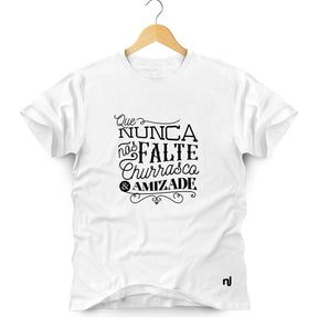 Camiseta Masculina Churrasco & Amizade