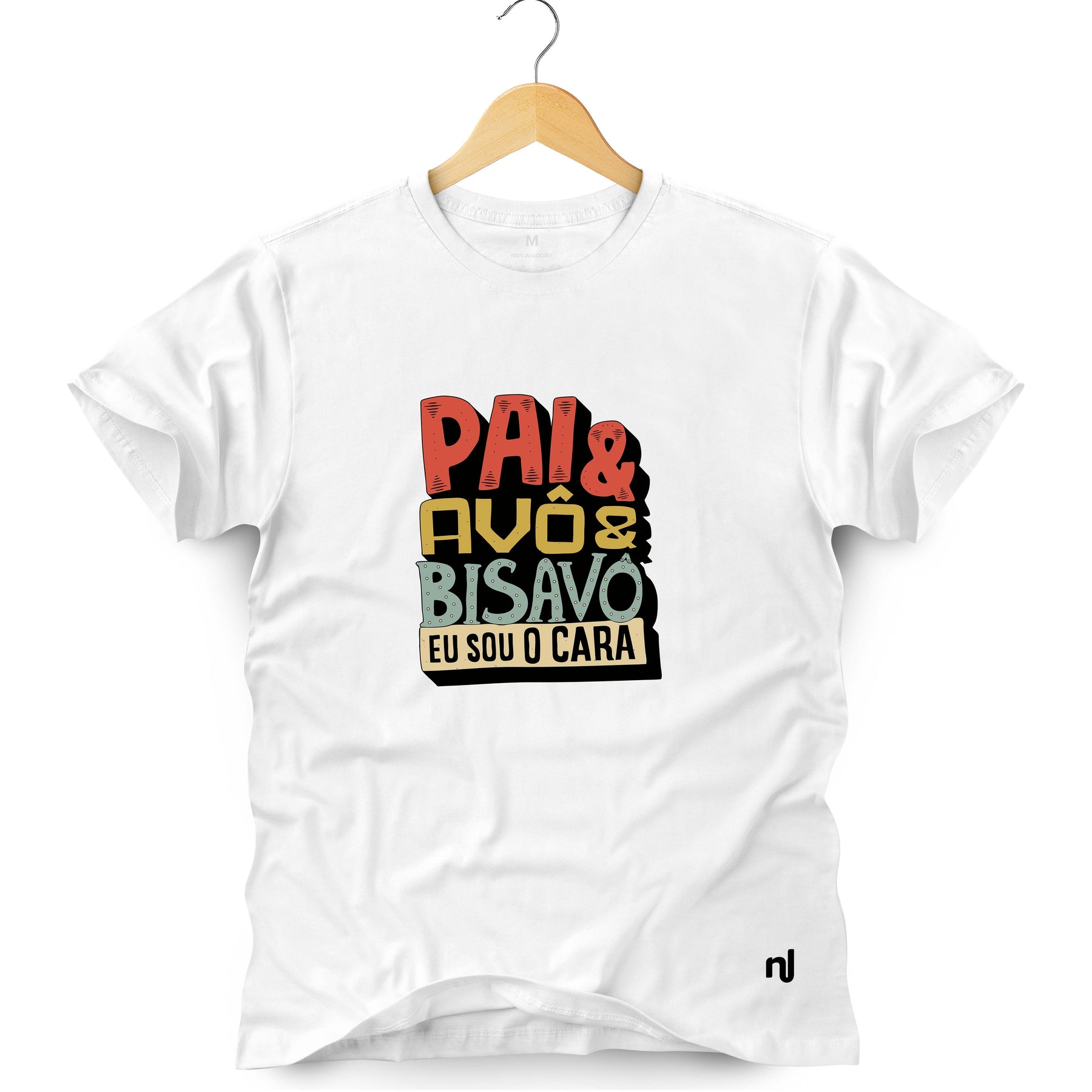 Camiseta Masculina Pai& Avô& Bisavô