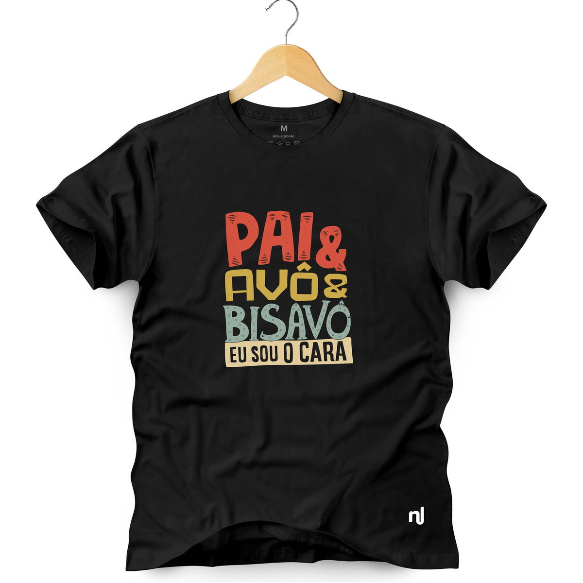 Camiseta Masculina Pai& Avô& Bisavô