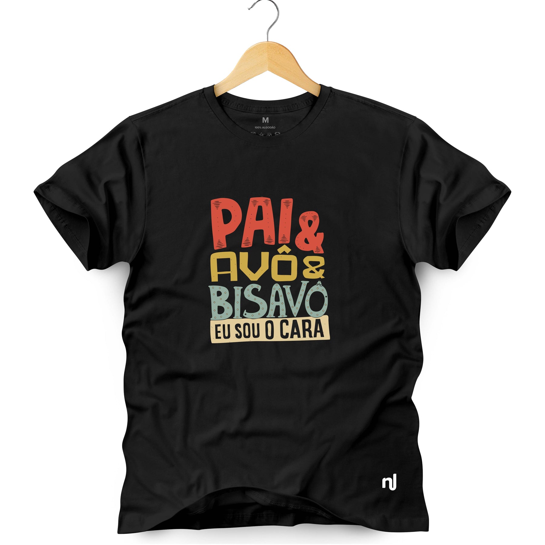 Camiseta Masculina Pai& Avô& Bisavô