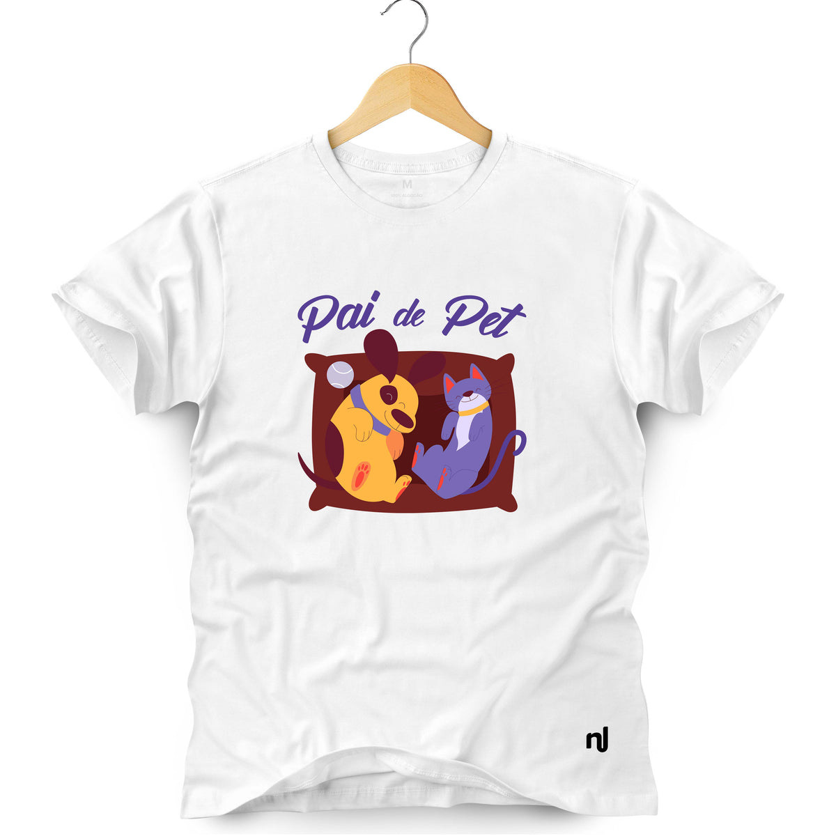 Camiseta Masculina Pai de Pet