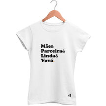 Camiseta Feminina Babylook Vovó Parceira