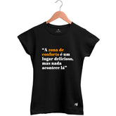 Camiseta Feminina Babylook Zona de Conforto